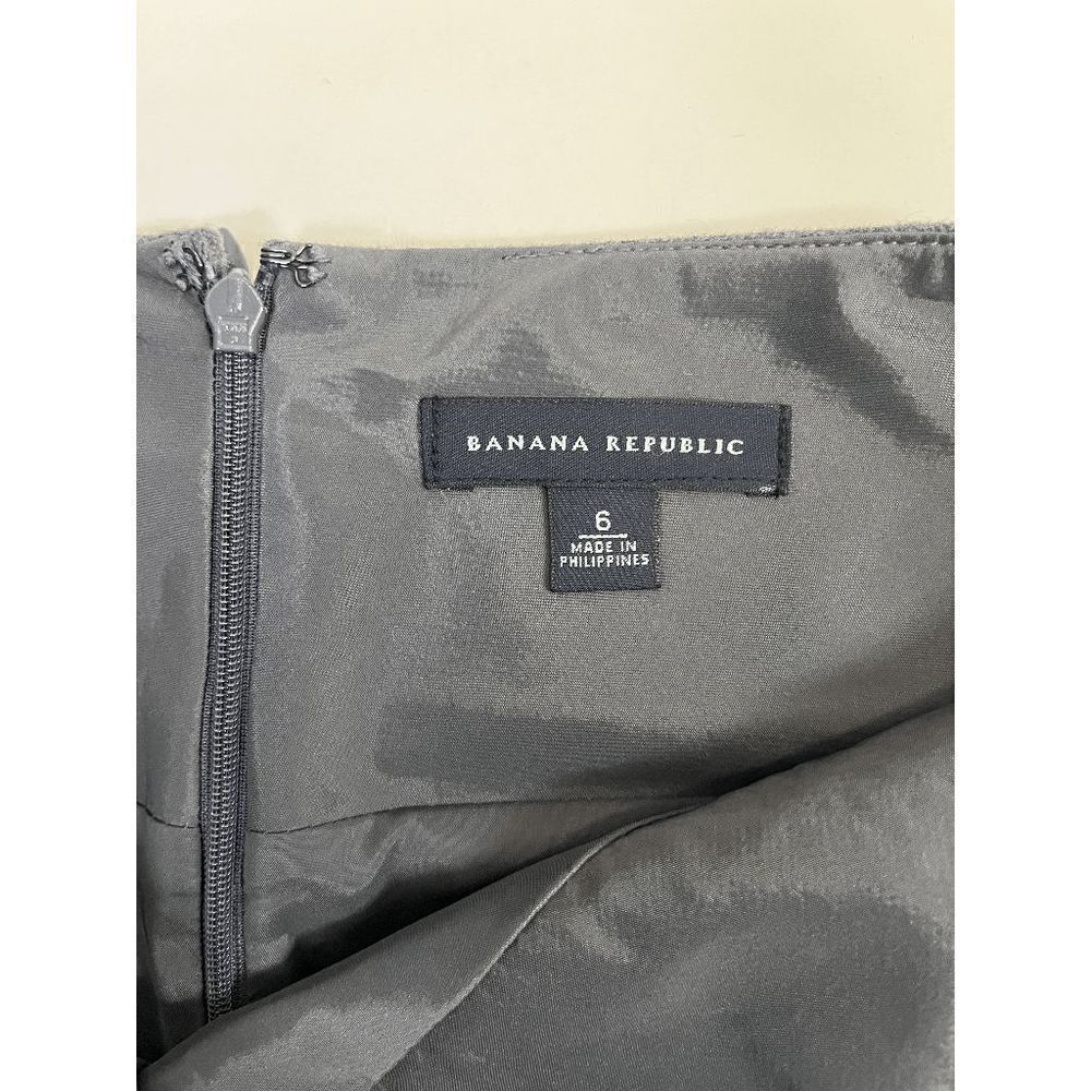 Banana Republic Womens Fully Lined Wool A-line Skirt Gray Sz 6 - Picture 6 of 7
